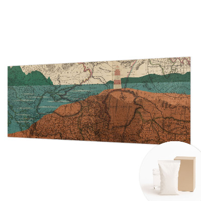 Fototapet til børn Historisk kort