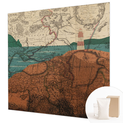 Fototapet til børn Historisk kort