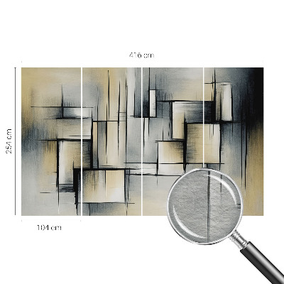 Fotostat med abstrakt geometrisk motiv