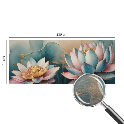 Stor fototapet Harmoniens lotusblomster