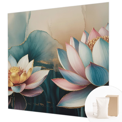 Stor fototapet Harmoniens lotusblomster