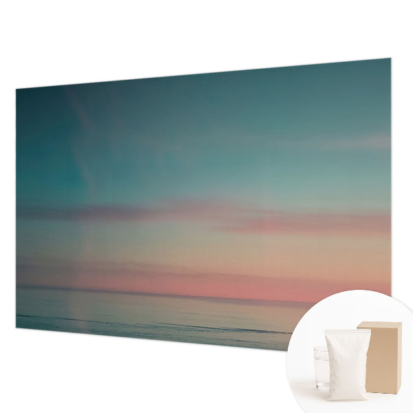 Fotovæg med motiv af et roligt hav