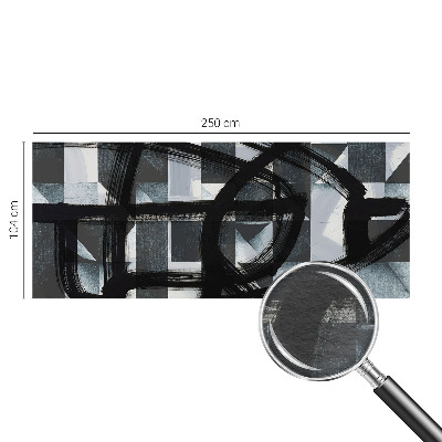 Fototapet stue Ekspressiv geometri
