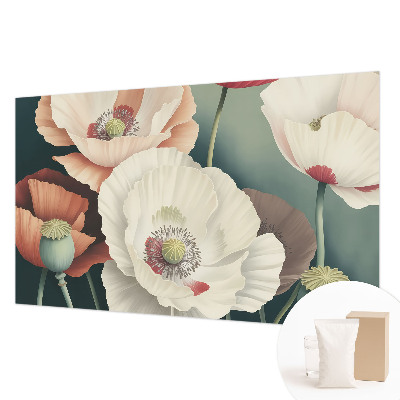 Fototapet børneværelse med blomsterdekoration