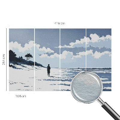 Fototapet til børn Stilhed på stranden