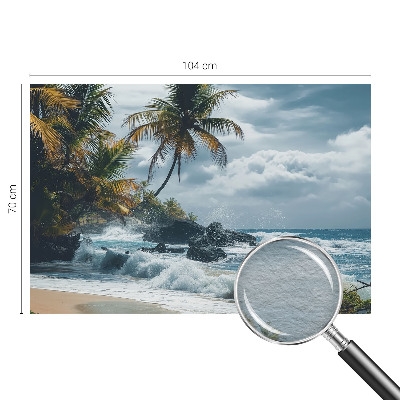 Fototapet efter mål Eksotisk strand