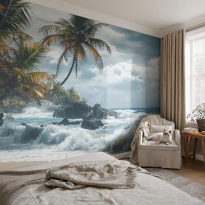 Fototapet efter mål Eksotisk strand
