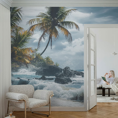 Fototapet efter mål Eksotisk strand
