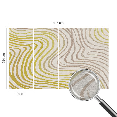 Fotovæg stue Flydende elegance