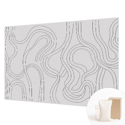 Fototapet på mål Organiske linjer