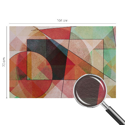 Modern fototapet med geometrisk abstraktion