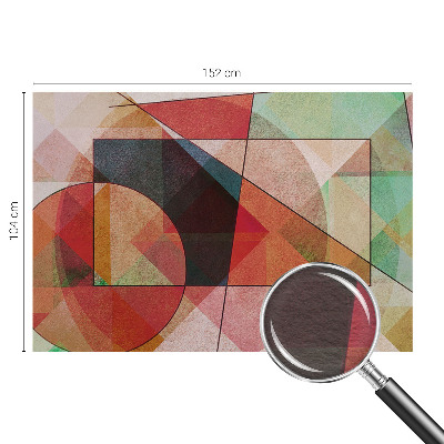 Modern fototapet med geometrisk abstraktion