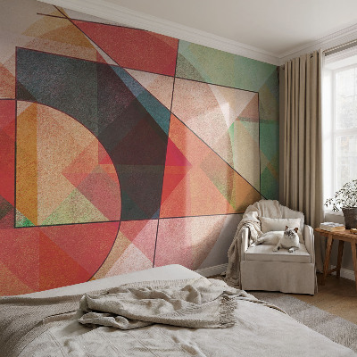 Modern fototapet med geometrisk abstraktion