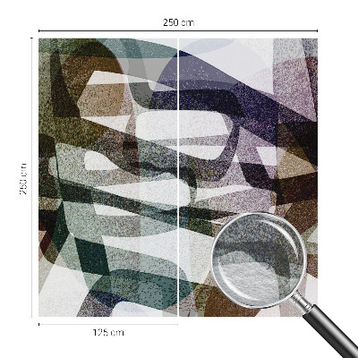 3D fototapet Farverige sløjfer