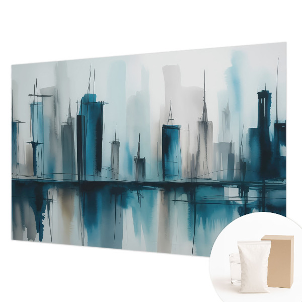 Non-woven fototapet med motiv af bylandskaber