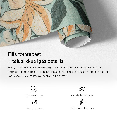 Fototapet børneværelse med et symmetrisk øjemotiv