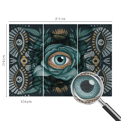 Fototapet til børn Blomsterøje