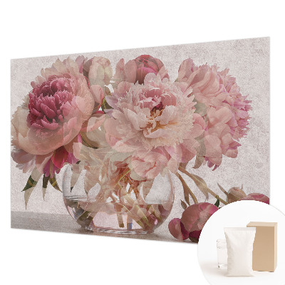 Fotovæg stue Pæon vedhæng