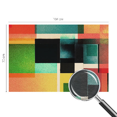 Fototapet på mål med geometrisk abstraktion