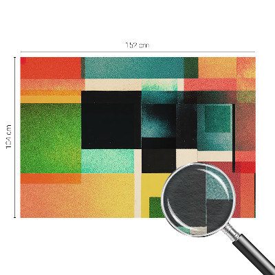 Fototapet på mål med geometrisk abstraktion