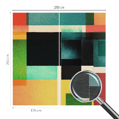 Fototapet på mål med geometrisk abstraktion
