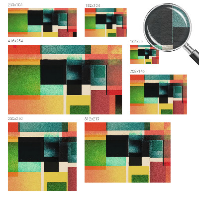 Fototapet på mål Geometrisk abstraktion