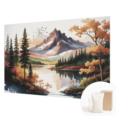 Modern fototapet Bjerg efterår