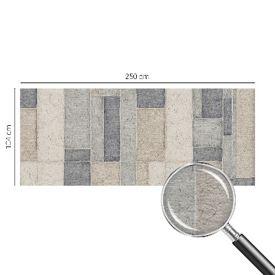 Fototapet med geometrisk mosaikmønster