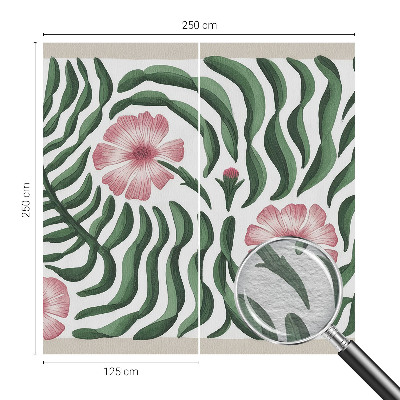 Vlies fototapet med blomsterblade