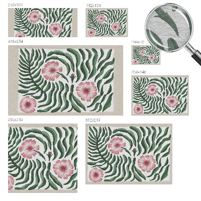Vlies fototapet med blomsterblade