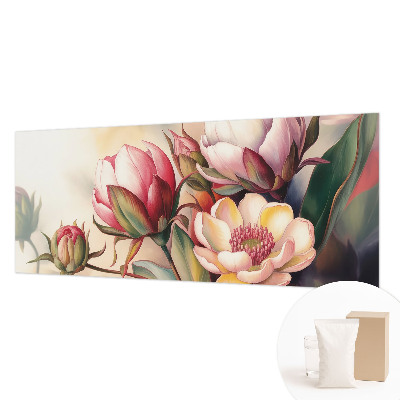 Tapet med en buket blomster