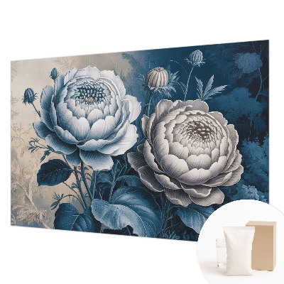 Fototapet soveværelse Romantiske blomster