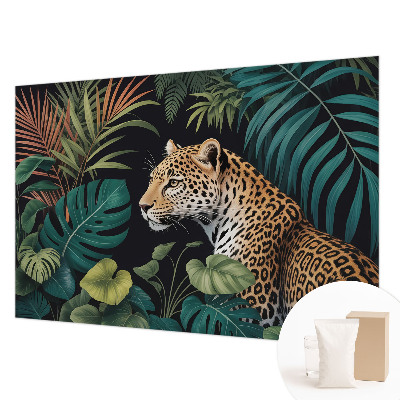 Fototapet børneværelse Eksotisk leopard