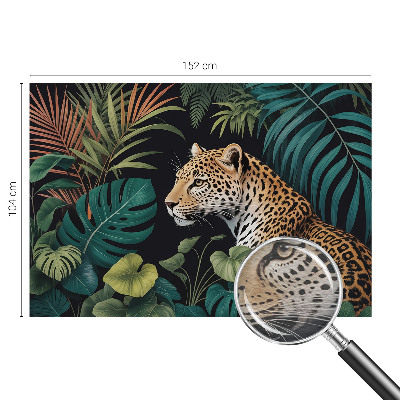 Fototapet børneværelse Eksotisk leopard