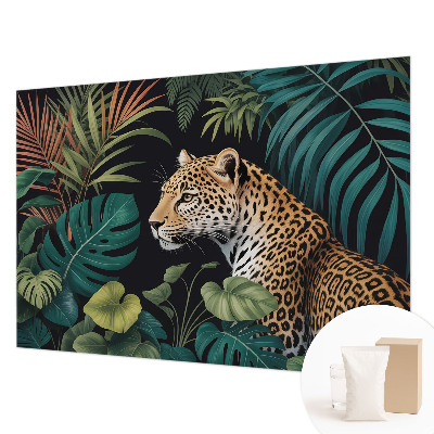 Fototapet børneværelse Eksotisk leopard