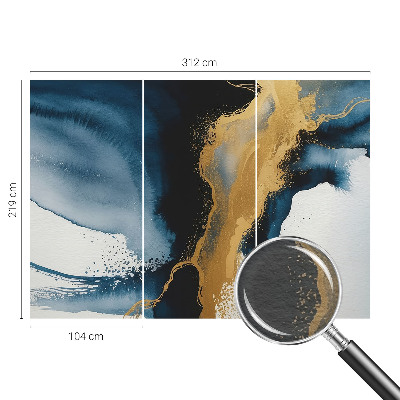 Fotovæg soveværelse Farverig abstraktion