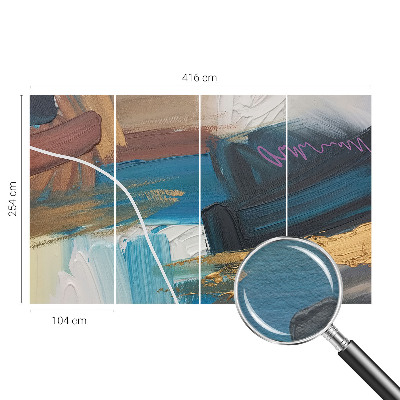 Modern fototapet med abstrakt mønster