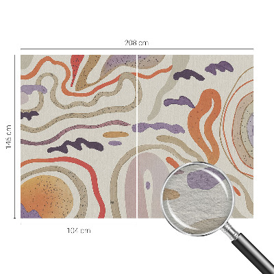 Foto tapet med abstrakte mønstre