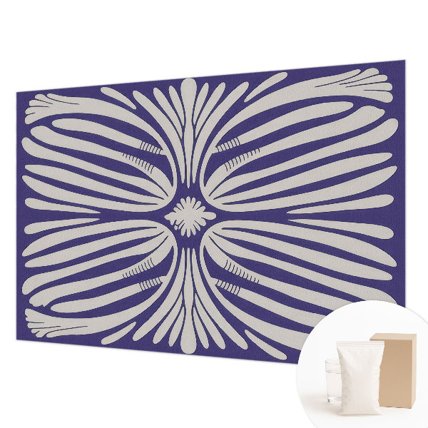 Fototapet med motif af blomstersymmetri