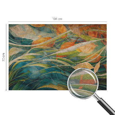 3D fototapet Efterårslandskab