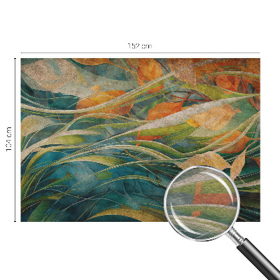 3D fototapet med motiv af et efterårslandskab