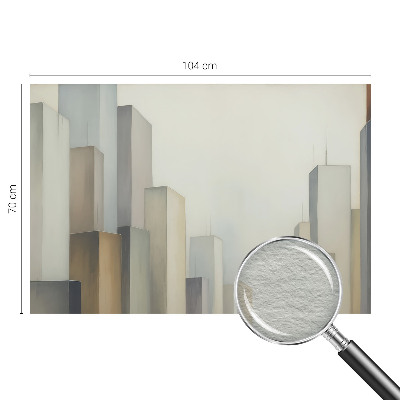 Stor fototapet Byens skyskrabere