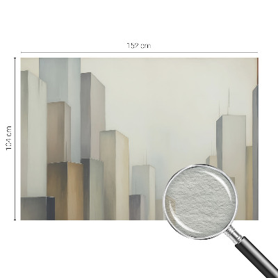 Stor fototapet Byens skyskrabere