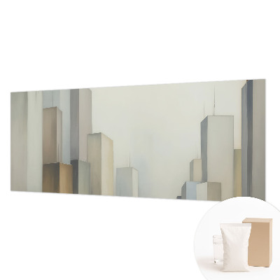 Stor fototapet Byens skyskrabere