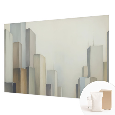 Stor fototapet Byens skyskrabere