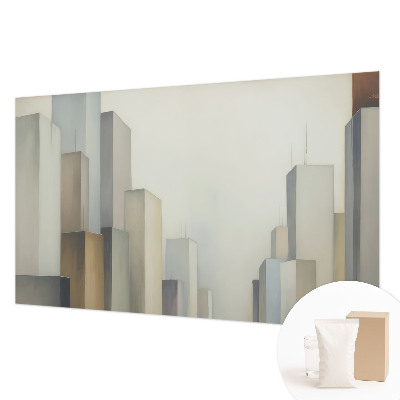 Stor fototapet Byens skyskrabere