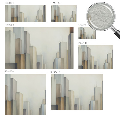 Stor fototapet Byens skyskrabere