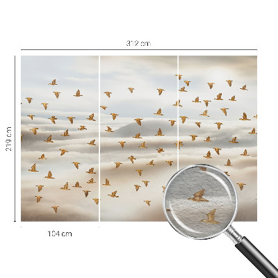 Vlies fototapet Fugle i flugt