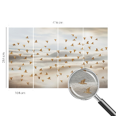 Vlies fototapet Fugle i flugt