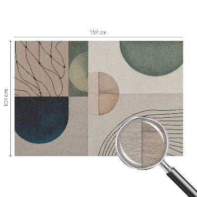Non-woven fototapet Geometriske former